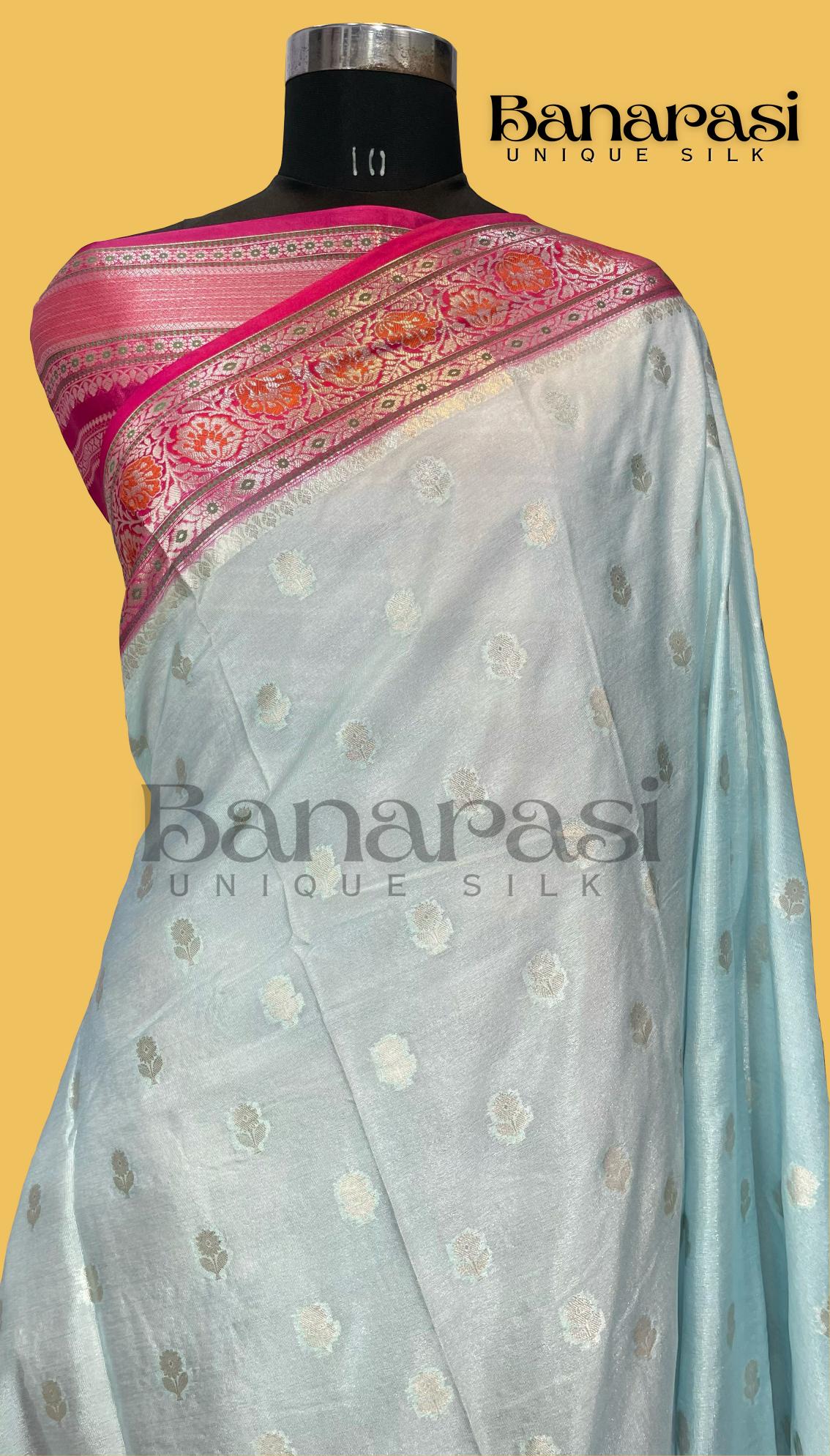 Banarasi chiniya katan soft silk saree