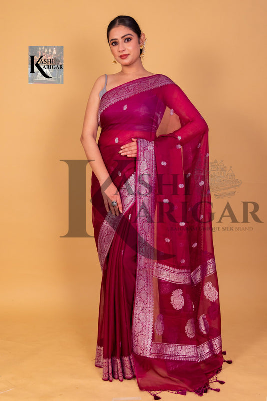 Pure Georgette Banarasi Saree